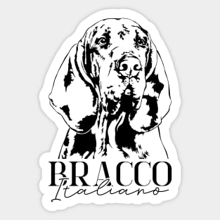 Bracco Italiano dog Portrait Sticker